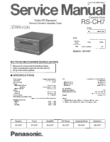 Technics - RSCH-7 - Service manual 